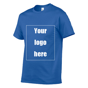 2026 OEM High Quality 100% Cotton Custom <b>Men's</b> T-<b>Shirt</b> Oversize Blank Design with Custom Logo Printing Breathable Anti-Pilling - Product Image 1