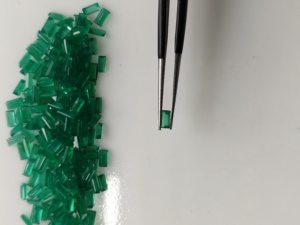 Ónix Verde Natural 4x2MM Corte Baguette, Gema Suelta de la Mejor Calidad para la Fabricación de Joyas - Product Image 3