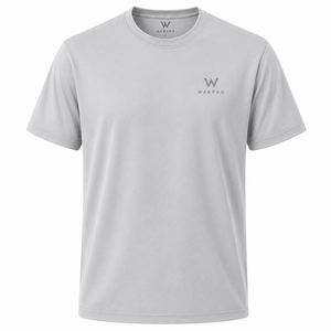 Warpro Mens Fashion Casual Knitted <b>Polyester</b> T-<b>Shirt</b> Lightweight Short Sleeve Regular Fit Breathable Daily Summer Wear Sporty - Product Image 1