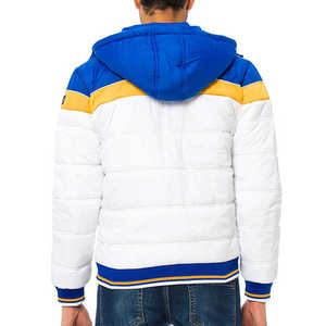 Trending Customized Men's <b>Winter</b> Outdoor Hooded Canvas Puffer <b>Jacket</b> Front Eco-Friendly <b>Waterproof</b> Windproof Breathable Quick - Product Image 3