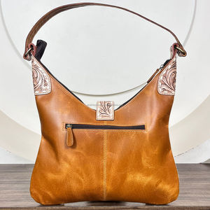 Nuevo Bolso de Hombro de Cuero Vacuno de Lujo, Estilo Western, Bolso Tipo Hobo con Herrajes, para Mujer, Moderno, de Gran Capacidad, para Compras - Product Image 5