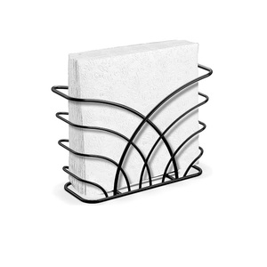 Blue Flower Style Napkin Holder Freestanding Tissue <b>Dispenser</b> Dining Table Napkin Storage for Home Kitchen Restaurant - Product Image 6