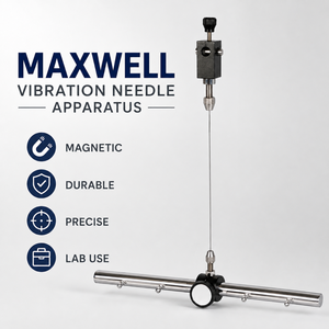 Appareil à aiguilles vibrantes Maxwell |   Équipement d'expérimentation sur l'oscillation magnétique à corps métallique durable |   Laboratoire de sciences physiques - Product Image 5