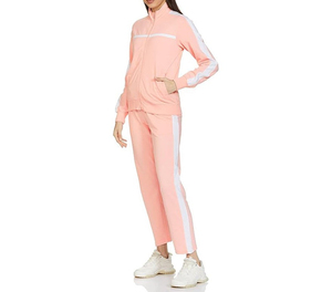 Ensemble de survêtement pour homme, coupe classique, 100% polyester, streetwear décontracté, survêtement deux pièces, imprimé uni, polaire léger - Product Image 3