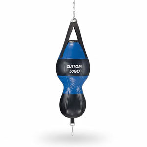 Sac de frappe réglable à double extrémité pour l'entraînement de boxe, balle de réflexe haute vitesse avec cordons élastiques pour le Muay Thai et les entraînements en salle de sport - Product Image 1