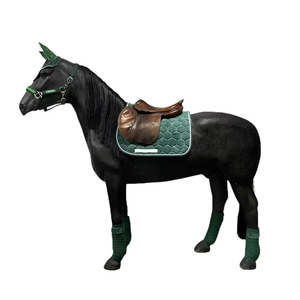 Ensemble de tapis de selle pour cheval à séchage rapide et personnalisable, tapis d'équitation respirant, voile anti-mouches, bandages de jambe, ensembles d'équipement de sport équestre pour l'extérieur - Product Image 3