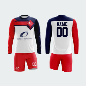 Ensembles d'uniformes de football avec impression par transfert thermique, maillots de football pour hommes, nom d'équipe personnalisé, broderie 3D, uniforme d'équipe de football à séchage rapide - Product Image 2