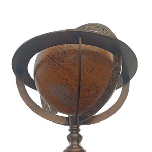 Globe terrestre antique en laiton : globe terrestre décoratif pour l'apprentissage de la géographie - Product Image 5