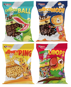 Combo Céréales Instantanées au Miel et aux Fruits, Goût Lait, Snacks Exotiques Préférés des Enfants, Fabrication Malaisienne - Product Image 1