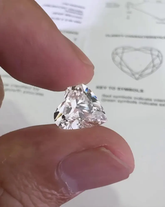 Diamant de laboratoire en forme de cœur, certifié IGI, diamant cultivé en laboratoire, diamant pour bague de fiançailles ou pendentif, cadeau de diamant pour femme - Product Image 2