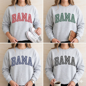 Sudadera Personalizada Extra Grande para Mujer, Estilo Universitario, Cuello Redondo, con Gráfico de Letras, Manga Larga, Ropa Casual de Moda Urbana - Product Image 6