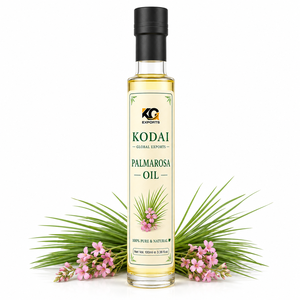 Huile Essentielle de Palmarosa Pure et Naturelle 100g 100% Pure et Naturelle du Tamil Nadu Logo Personnalisé pour Massage et Soins de la Peau Prise US - Product Image 1