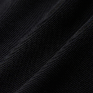 Chemise-veste décontractée pour homme en jersey noir sergé, à boutons sur le devant, manches longues, avec poches poitrine, légère, nouvelle collection. - Product Image 6