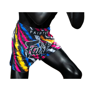 กางเกงมวยไทย Fairtex คุณภาพพรีเมียม สั่งทำได้หลายสี ผ้าไหมยืด น้ำหนักเบา ทนทาน แห้งเร็ว ระบายอากาศดี รับผลิตแบบ OEM - Product Image 4