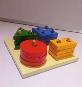 Mesa de actividades infantil de madera natural de alta calidad, mesa de aula de madera duradera para 2 personas a precio de mayoreo - Product Image 3