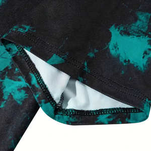 T-shirt tie-dye pour homme, 100 % coton de haute qualité, streetwear moderne, tissu doux, confortable, séchage rapide, respirant, manches courtes - Product Image 3