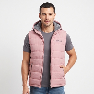 Chaleco Acolchado con Capucha para Hombre, de la Mejor Calidad, sin Mangas, para Invierno, Cálido, Informal, para Exteriores, con Bolsillos con Cremallera - Product Image 5