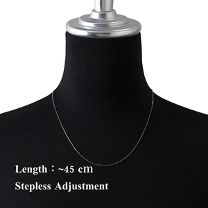 Cadena de platino Pt850 de lujo, fina, para mujer y hombre, joyería japonesa. - Product Image 5