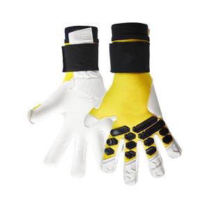 Gants de gardien de but en cuir imperméables compatibles avec les écrans tactiles, antidérapants, respirants, à doigts complets, pour l'extérieur, en cuir de haute qualité, protecteurs - Product Image 4
