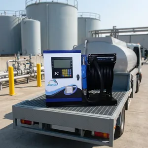 Distributeur de carburant diesel automatique Gurukurpa GKDHD 12V de qualité supérieure avec enrouleur de tuyau pour transfert de carburant mobile, compact et fiable - Product Image 1