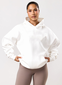 Sudadera con Capucha de Lujo para Mujer, Personalizada con Logotipo, Ligera, Informal, Deportiva, de Alta Calidad, para Invierno, Talla Grande - Product Image 3