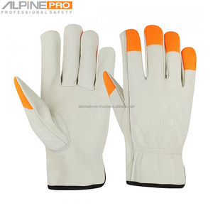 Guantes de Trabajo de Cuero para Conductor de Alpine Industries, Cómodos, Transpirables y Seguros, con Forro de Algodón, Venta al Por Mayor de Fábrica OEM - Product Image 3
