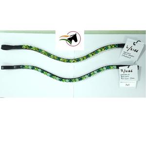 Diadema de cristal Rivoli de 10 mm, accesorios de lujo para cabezada de caballo, diadema ecuestre de cuero personalizada para caballos - Product Image 5