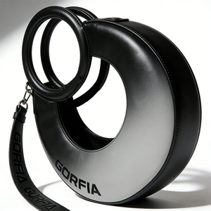 GORFIA Nuevo Bolso de Mano de Cuero para Mujer, Diseño de Diseñador, Apto para Diversas Ocasiones, Personalizable con su Logotipo para Crear su Propia Marca - Product Image 1