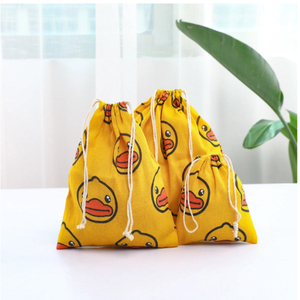 Pochette cosmétique réutilisable en toile de coton écologique beige, style mode, avec fermeture éclair, personnalisable avec logo imprimé et motif brodé, vente en gros - Product Image 1