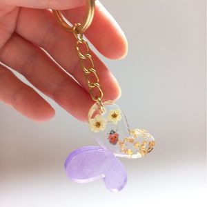 Elegant Resin <b>Key</b> <b>Ring</b> Crafted With <b>Crystal</b> Clear Finish And Strong <b>Key</b> Holder For Car And House <b>Keys</b> - Product Image 4
