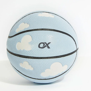 Ballon de basketball personnalisé, taille 4, haute qualité, chambre à air en caoutchouc naturel, revêtement en cuir PU, durable, écologique, design respirant - Product Image 1