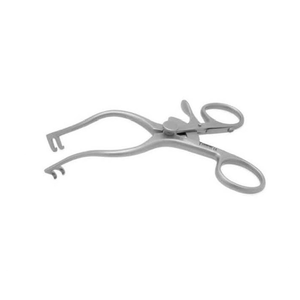 Top Quality Mollison S/R Retractor Child, 13cm 2x2 sharp prongs Curved Neuro & Plastic surgery German Steel Surgical <b>Instruments</b> - Product Image 1