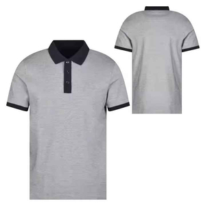 Camiseta de Alta Calidad de Poliéster/Algodón Tejido, Antiarrugas, con Estampado Digital, Manga Corta, con Volantes, Estilo Casual Elegante para Hombre, 180g, OEM - Product Image 1