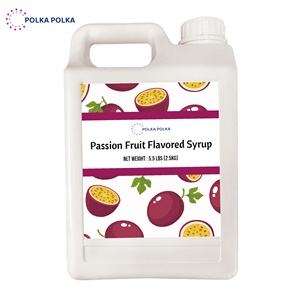Auténtica FÁBRICA DE Taiwán, venta al por mayor, jarabe de fruta de la Pasión, ingredientes líquidos para Boba & Bubble Tea Bottle Packaging - Product Image 1