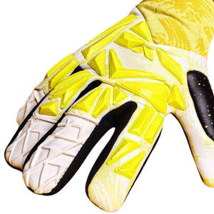 Meilleurs gants de gardien de but professionnels personnalisables, en caoutchouc naturel, cuir PU, protection des doigts, antidérapants, export. - Product Image 5