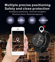Orologio GPS Tracker per la sicurezza degli anziani 4G SOS Call L10N Fall Alarm LBS cardiofrequitore smartwatch sanitari (versione alta)