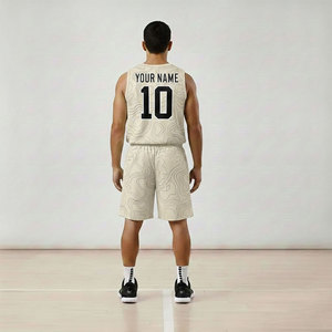 Conjuntos de Uniformes de Baloncesto Personalizados al por Mayor, Transpirables, con Apliques, Ropa Deportiva Estampada con Logotipo, Traje de Entrenamiento Deportivo - Product Image 2