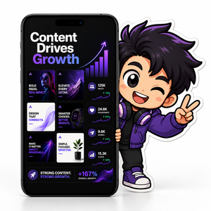 Diseño de Publicaciones para Redes Sociales para Pequeñas Empresas con Contenido Visual de Marca Preparado para Campañas, Crecimiento de Seguidores y Optimización de Visibilidad con IA - Product Image 1