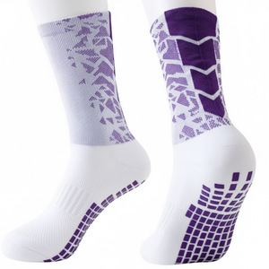 Professional Football <b>Socks</b> for Men Mid Calf <b>Socks</b> with Thickened Towel Bottom and Anti Slip Rubber Dots for Soccer <b>Training</b> - Product Image 4