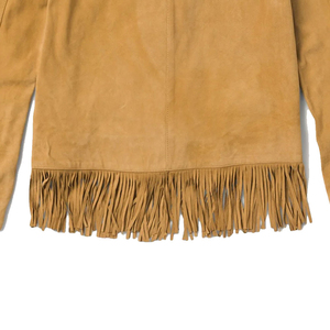 Manteau d'hiver en cuir véritable de vache respirant et de style western pour homme, en daim à franges, haute qualité, prix bas, en vente en ligne - Product Image 4