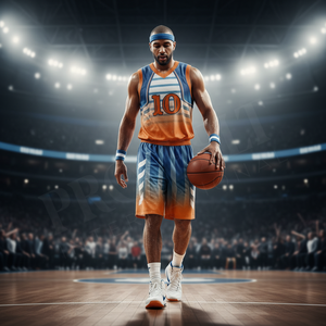 OEM ODM Professional Customized Fabric Basketball Uniform Team Comfortable V Neck Jersey Plus Size Sportswear Uniform - Product Image 3