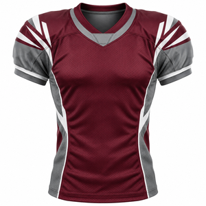 เสื้อเจอร์ซีย์อเมริกันฟุตบอลปี 2026 ดีไซน์ใหม่ แขนสั้น พิมพ์ลายได้ ปรับแต่งสีและขนาดได้ ป้องกันรังสียูวี มีไซส์พลัส คุณภาพดีที่สุด - Product Image 4