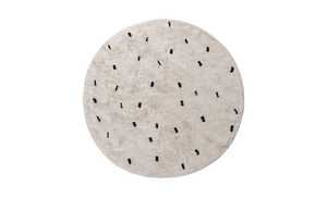 Round Modern Cotton Rug Tufted Anti-Slip Cushioned Soft Floor <b>Mat</b> for Living Room Bedroom Hotel - Product Image 1