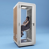 Cabine acoustique personnelle en tissu insonorisé, légère, portable, facile à installer, avec cadre en acier moderne, cloisons insonorisées mobiles