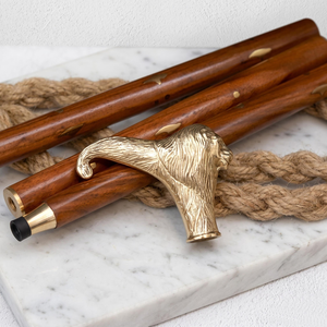 Handcrafted Wooden <b>Walking</b> Cane with Lion Head Handle, Decorative Wood <b>Walking</b> <b>Stick</b> for <b>Men</b> and Women Vintage Style Cane - Product Image 4