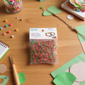 Il Goma Manualidades Rosa Verde 300 pezzi Ref22136-2 - Product Image 2