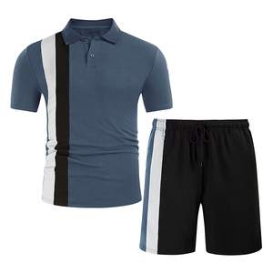 Conjunto Deportivo de Verano para Hombre de 2 Piezas, Informal y de Alta Calidad, Camiseta Polo Transpirable y Pantalones Cortos con Logotipo Personalizado - Product Image 2