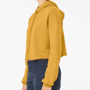 Sudadera con Capucha para Mujer, 100% Algodón, Ecológica, Transpirable, Estilo Urbano, Diseño Forrado, Color Sólido, Manga Larga - Product Image 2
