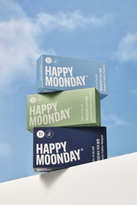 Tampon applicateur Happy Moonday Super Organic, fabriqué avec du coton biologique doux pour une absorption élevée et une protection quotidienne féminine. - Product Image 3