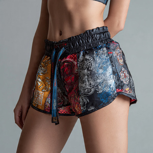Shorts de Entrenamiento de Muay Thai para Mujer, Ropa de Artes Marciales, Sublimación de Alta Calidad, Shorts de Muay Thai, Ropa de Boxeo, Unisex - Product Image 5